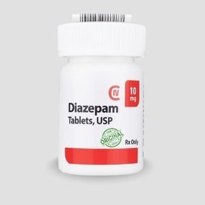 Buy Diazepam 10mg tablets for sale online Australia to effectively manage anxiety symptoms with this white plastic bottle. Buy Diazepam 10mg USP tablets for sale online Australia in a secure white plastic container for reliable relief. Buy white Diazepam 10mg tablets for sale online Australia, providing consistent calm in a sturdy isolated bottle.
