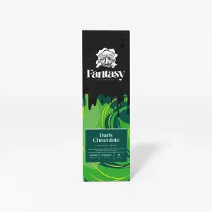 Buy Fantasy Psychedelics dark chocolate bar with green drip design for sale online USA for a potent experience. Buy this Fantasy Psychedelics 3000mg dark chocolate bar for sale online USA to enjoy a long-lasting effect. Buy the Fantasy Psychedelics front view dark chocolate bar for sale online USA for convenient micro-dosing.