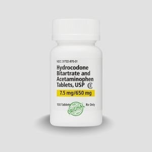 Buy Hydrocodone 7.5/650mg online in Australia