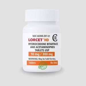 Buy Lorcet HD 10mg/300mg tablets for sale online Australia in a bottle to manage pain effectively. Buy white Lorcet HD prescription tablets for sale online Australia for reliable pain relief and comfort. Buy flat lay Lorcet HD bottle for sale online Australia to ensure rapid relief from moderate pain.