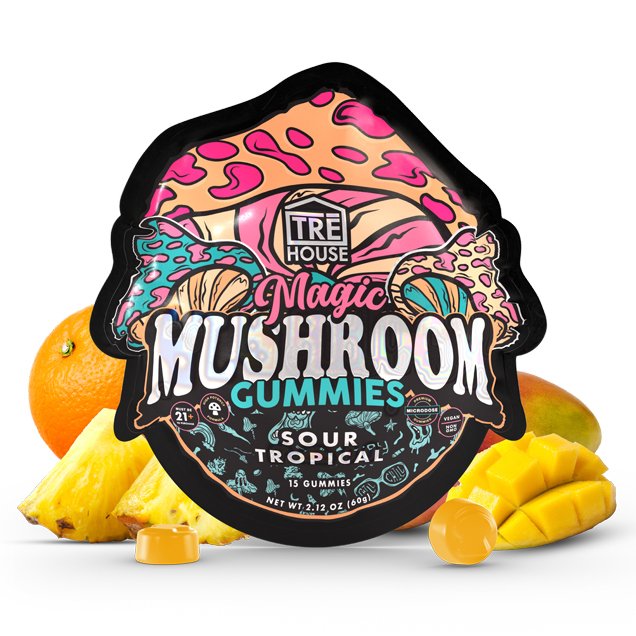 Sour Tropical Magic Mushroom Gummies For Sale USA