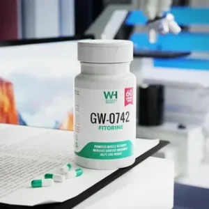 Buy GW-0742 Fitorine capsules for sale online Australia to improve your endurance levels shown on a laboratory desk. Buy GW-0742 Fitorine dietary supplement for sale online Australia for enhanced metabolic output on a lab bench. Buy white GW-0742 Fitorine capsules for sale online Australia to boost physical performance in a laboratory setting.