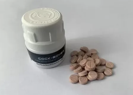 Buy Cock-Bomb pills for sale online USA to improve your stamina shown in this white background studio shot. Buy light pink Cock-Bomb pills for sale online USA for enhanced performance displayed in a flat lay angle. Buy Cock-Bomb tablets for sale online USA to boost physical drive featured in a crisp product close-up.