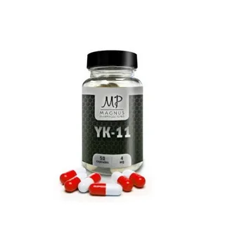 Buy Magnus Pharmaceuticals YK-11 red and white capsules for sale online USA to build lean muscle mass. Buy YK-11 supplement capsules for sale online USA to accelerate your strength gains. Buy Magnus Pharmaceuticals SARMs for sale online USA to enhance your bodybuilding results.