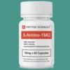 Buy Peptide Sciences 5-Amino-1MQ 50mg capsules for sale online USA to boost metabolism. Buy white bottle 5-Amino-1MQ capsules for sale online USA to support weight loss. Buy 5-Amino-1MQ 60 capsules for sale online USA to improve daily energy levels.