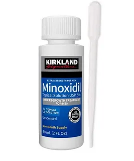 Buy white Kirkland Signature Minoxidil 5 percentage for sale online USA to regrow hair. Buy topical solution with dropper for sale online USA to restore thinning hair. Buy men hair regrowth treatment for sale online USA to prevent hair loss.