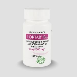 Buy Lortab 10mg 500mg tablets in a white plastic bottle available for home delivery across Australia. Buy Lortab 10mg 500mg hydrocodone and acetaminophen tablets in a secure sealed bottle for AU customers. Buy Lortab 10mg 500mg prescription strength tablets shown in a clear front view professional bottle for Australia.