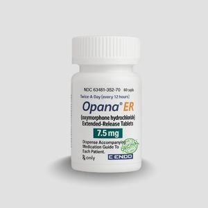 Buy Opana ER 7.5mg white bottle oxymorphone extended-release tablets in Australia. Buy white bottle Opana ER 7.5mg oxymorphone hydrochloride tablets online in Australia. Buy Opana ER 7.5mg extended-release tablets in a white bottle from Australia.