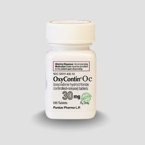 Buy OxyContin 30mg Australia in white plastic prescription bottle shown from a front view. Buy Purdue Pharma OxyContin 30mg AU white medication bottle featuring a controlled release label. Buy 30mg OxyContin tablets Australia stored in a white pharmacy bottle from a front angle.