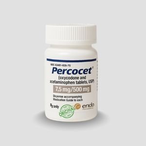 Buy Percocet 7.5mg/500mg tablets in a white plastic prescription bottle from a registered pharmacy in Australia. Buy online Percocet 7.5mg/500mg tablets stored in a white plastic bottle for safe delivery across Australia. Buy white prescription bottles containing Percocet 7.5mg/500mg tablets from authorised Australian providers.